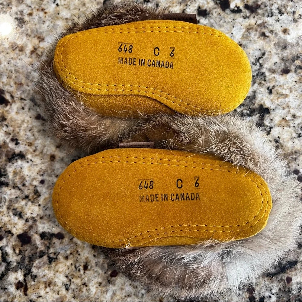New Without Box! Laurentian Chief Moccasins Toddler Size 6 - Picture 2 of 5